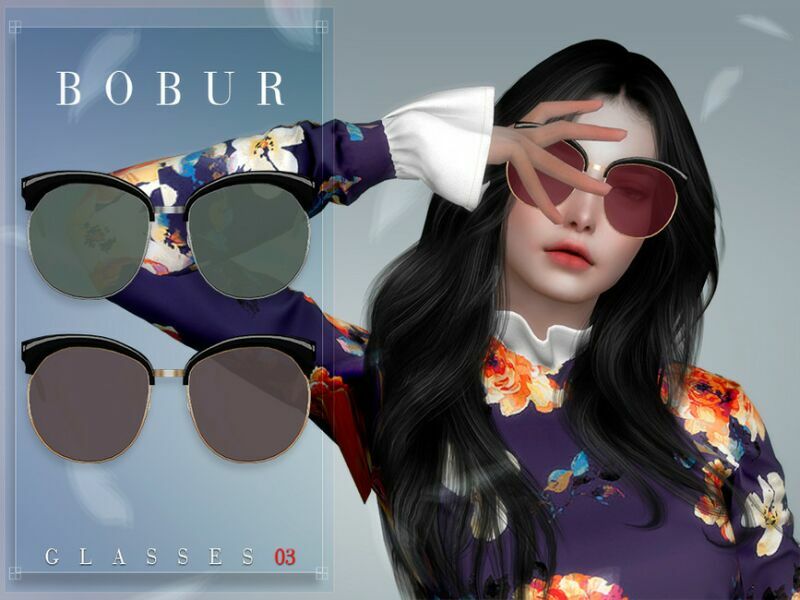 Glasses 03 By Bobur3 1 Glasses 03 By Bobur3 Sims 4 CC