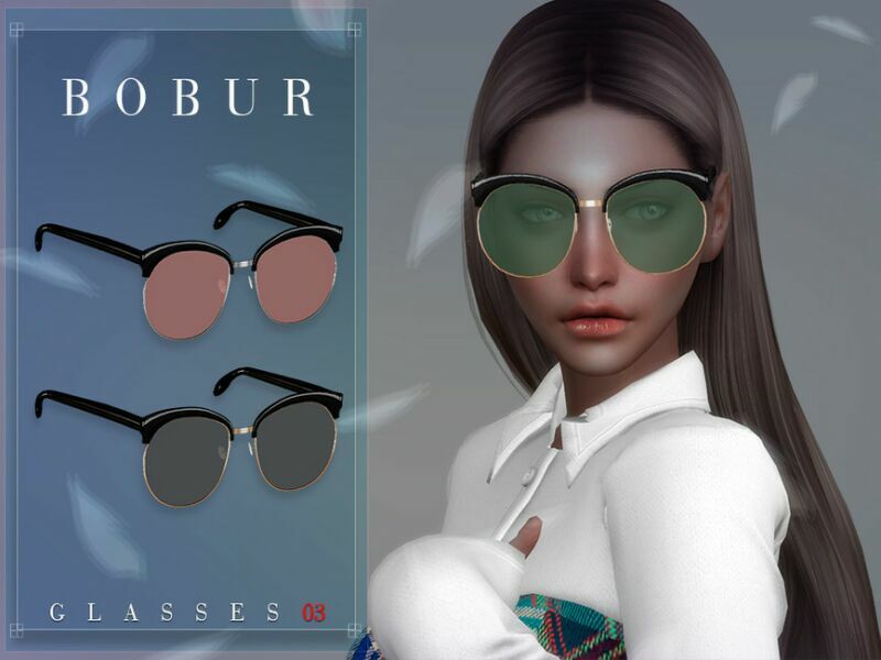 Glasses 03 By Bobur3 2 sims 4 cc glasses 03 by bobur3 2