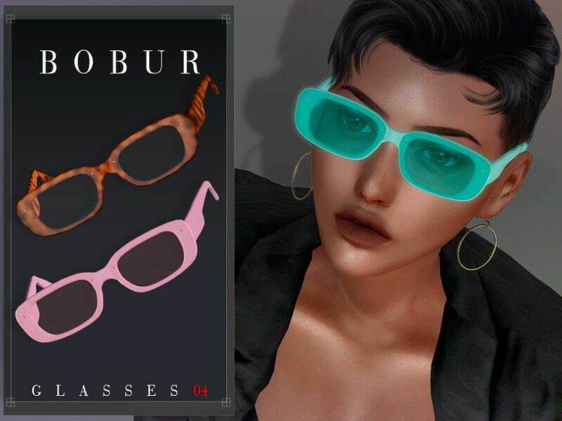 Glasses 04 By Bobur3 1 Glasses 04 By Bobur3 Sims 4 CC