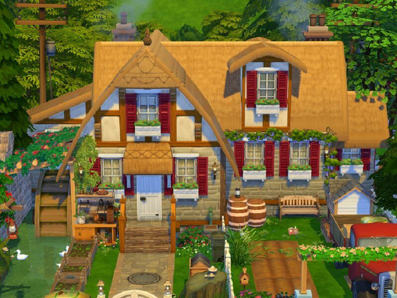 Grandparents Cottage – NO CC By Flubs79 6 sims 4 cc grandparents cottage no cc by flubs79 2