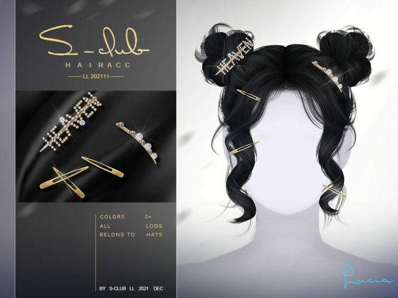 Hairpin ACC 202111(Lucia) By S-Club 1 Hairpin ACC 202111(Lucia) By S-Club Sims 4 CC