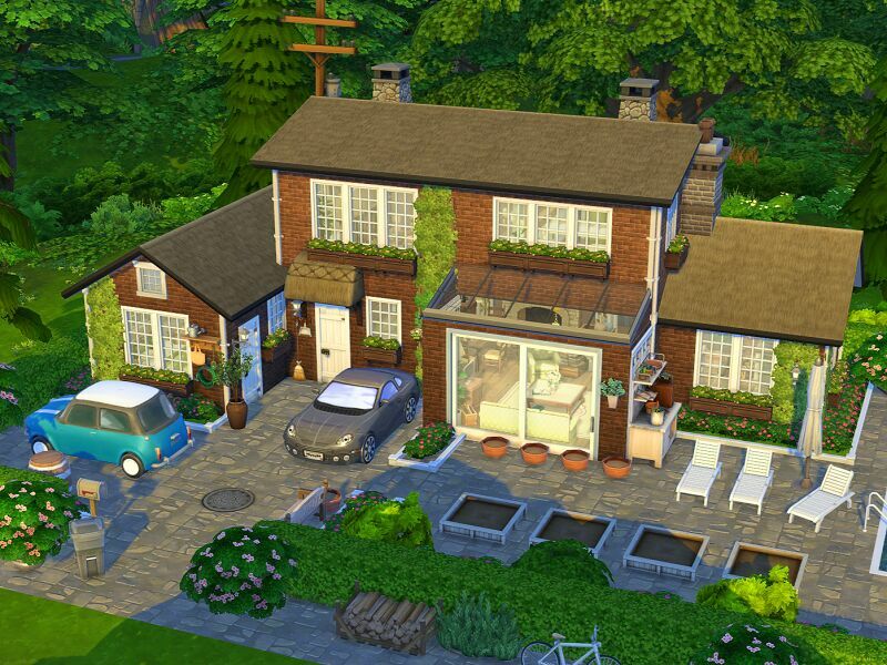 Hampshire Cottage – NO CC By Flubs79 1 Hampshire Cottage – NO CC By Flubs79 Sims 4 CC