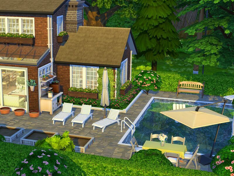 Hampshire Cottage – NO CC By Flubs79 7 sims 4 cc hampshire cottage no cc by flubs79 2