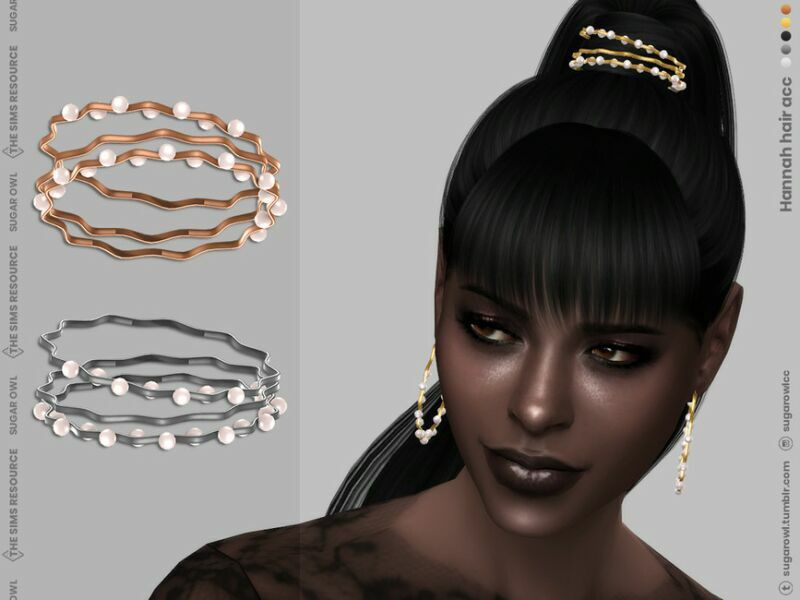 Hannah Hair ACC 1 Hannah Hair ACC Sims 4 CC