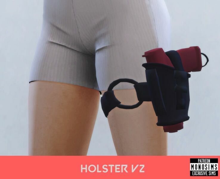 Holster Pack #1 By Monosims 2 sims 4 cc holster pack 1 by monosims 4