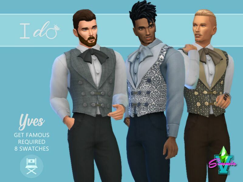I DO Yves Outfit By Simmiev 1 I DO Yves Outfit By Simmiev Sims 4 CC