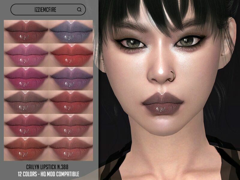 IMF Cailyn Lipstick N.388 By Izziemcfire 1 IMF Cailyn Lipstick N.388 By Izziemcfire Sims 4 CC
