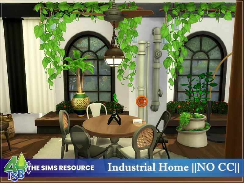 Industrial Home By Bozena 5 sims 4 cc industrial home by bozena 5