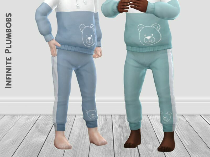 IP Toddler Teddy Bear Joggers By Infiniteplumbobs 1 IP Toddler Teddy Bear Joggers By Infiniteplumbobs Sims 4 CC