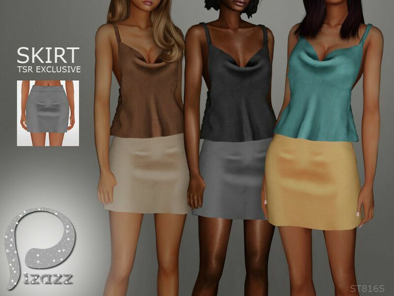 Jill Skirt / Everyday 1 Jill Skirt / Everyday Sims 4 CC