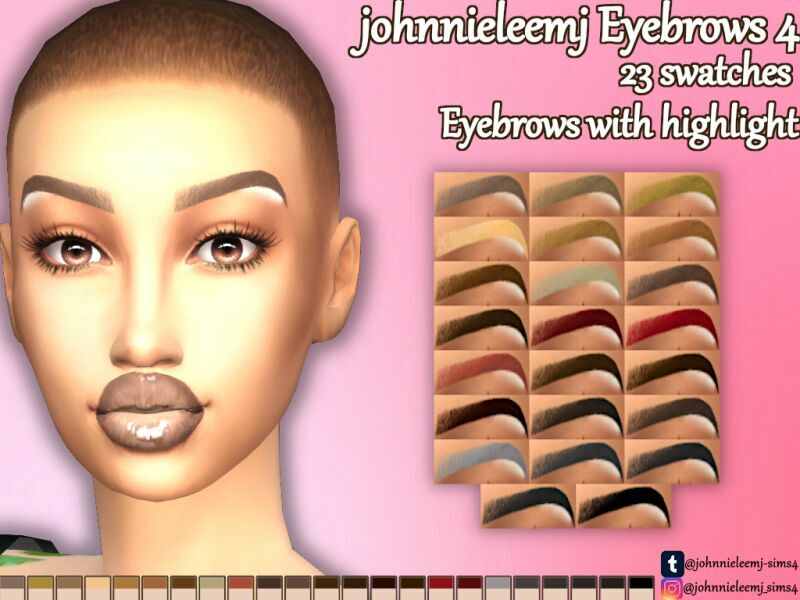 Johnnieleemj Eyesbrows 4 By Johnnieleemj 1 Johnnieleemj Eyesbrows 4 By Johnnieleemj Sims 4 CC