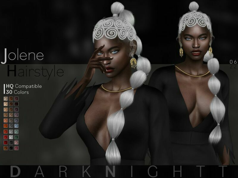 Jolene Hairstyle By Darknightt 1 Jolene Hairstyle By Darknightt Sims 4 CC