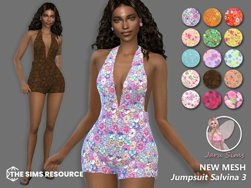 Jumpsuit Salvina 3 1 Jumpsuit Salvina 3 Sims 4 CC