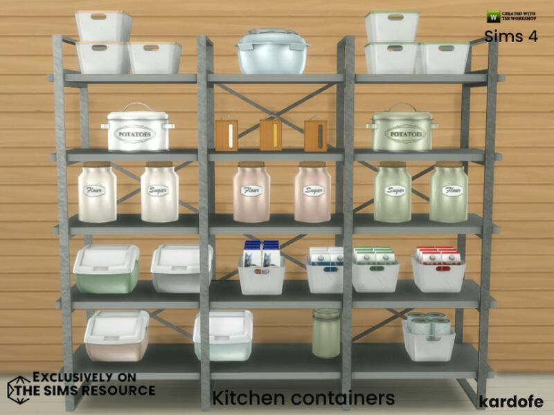 Kitchen Containers By Kardofe 5 sims 4 cc kitchen containers by kardofe 3
