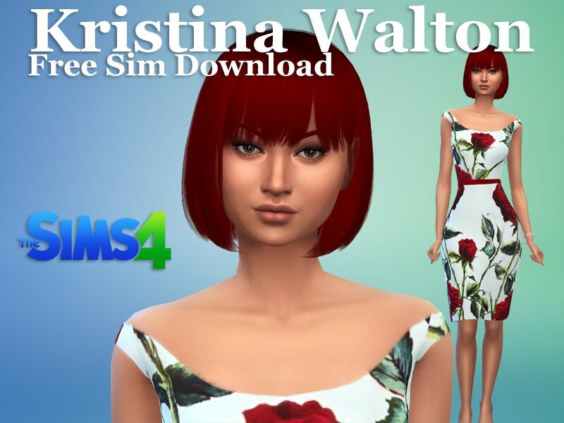 Kristina Walton Free SIM Download By VTK 1 Kristina Walton Free SIM Download By VTK Sims 4 CC