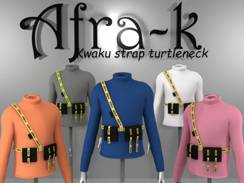 Kwaku Strap Turtleneck By Akaysims 2 sims 4 cc kwaku strap turtleneck by akaysims 2