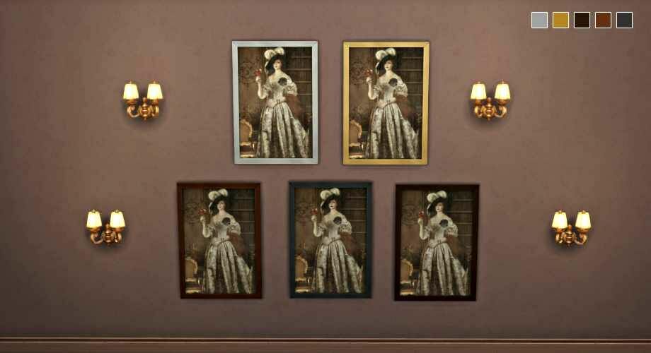 Lady Dimitrescu Painting SET By Geekygamingstuff 3 sims 4 cc lady dimitrescu painting set by geekygamingstuff 2
