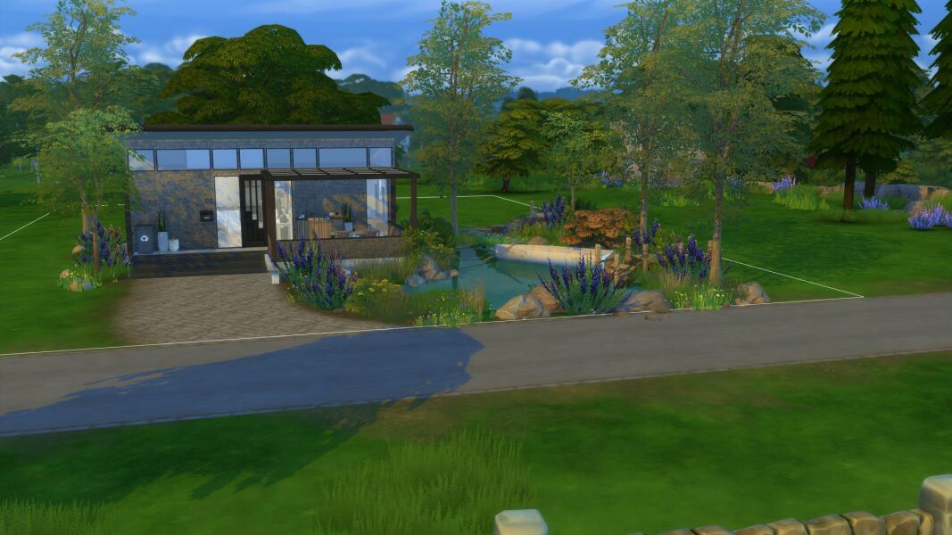 Lakeside Mini Home 1 Lakeside Mini Home Sims 4 CC