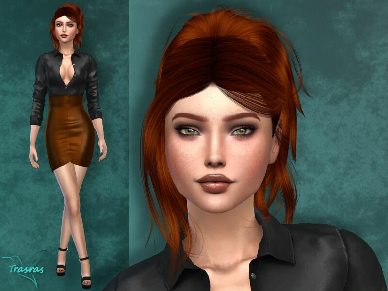 Laurette Lavandois By Trasras 1 Laurette Lavandois By Trasras Sims 4 CC