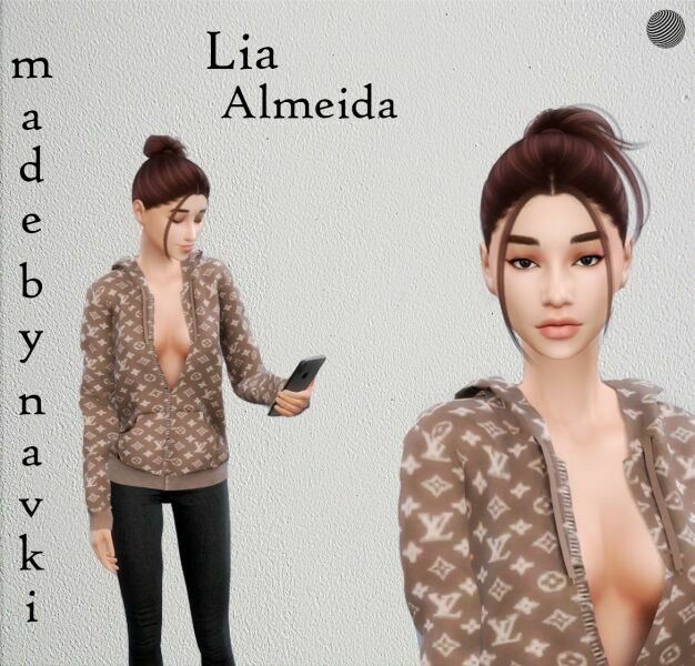 LIA Almeida By Navki 1 LIA Almeida By Navki Sims 4 CC