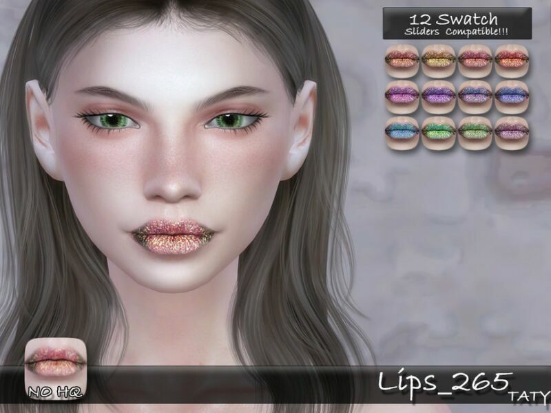 Lips_265 By Tatygagg 1 Lips_265 By Tatygagg Sims 4 CC
