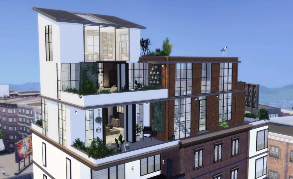 Loft Alive By Marywho 3 sims 4 cc loft alive by marywho 9