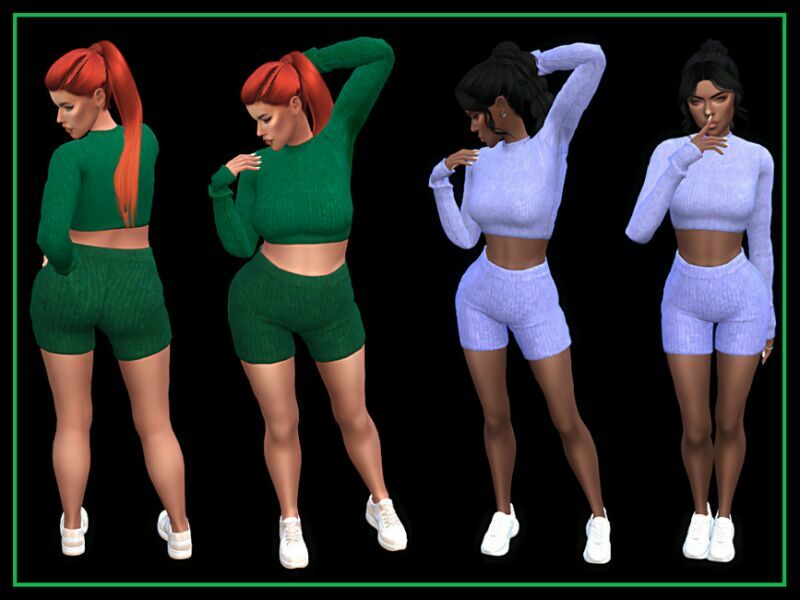 sims 4 cc lounge light knit elastic bottom by nadiafabulousflow 2