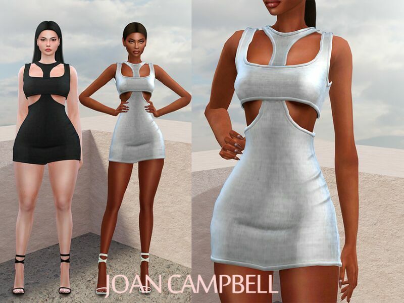 Lucy Dress 1 Lucy Dress Sims 4 CC