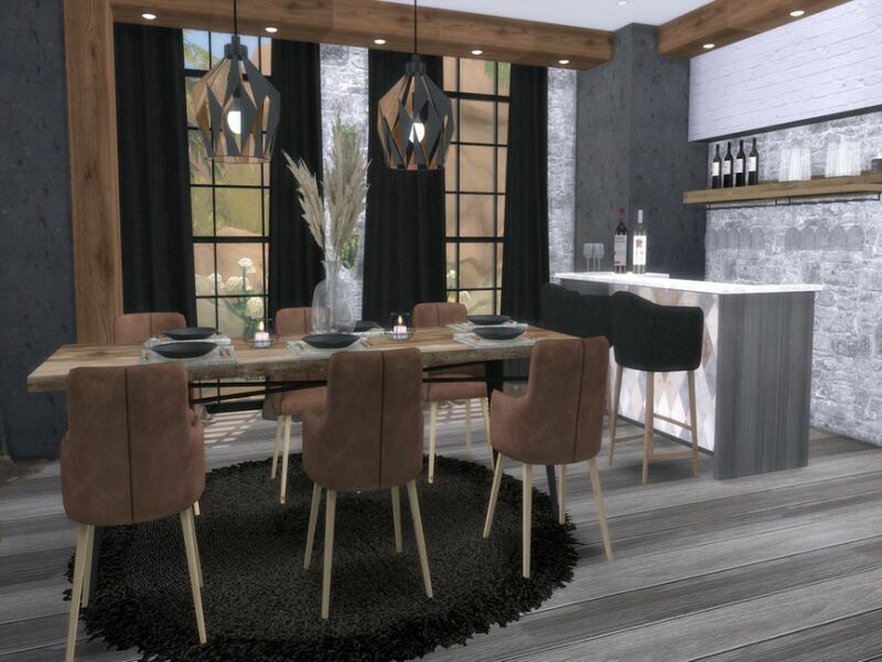 Lyra Dining Room By Suzz86 1 Lyra Dining Room By Suzz86 Sims 4 CC