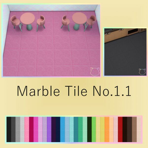 Marble Tiles NO. 1.1 By Itiscats 1 Marble Tiles NO. 1.1 By Itiscats Sims 4 CC