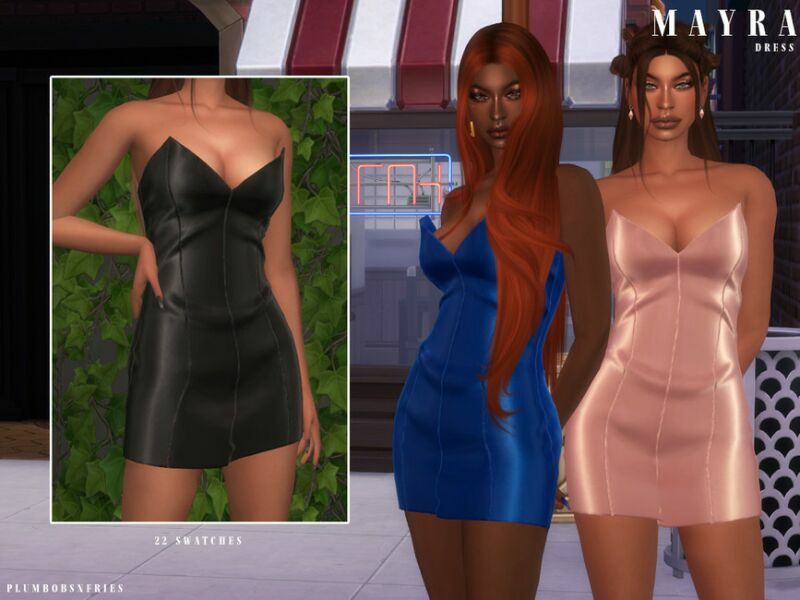Mayra | Dress 1 Mayra | Dress Sims 4 CC