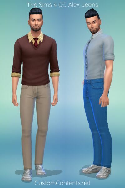 MEN Jeans By Mono 1 MEN Jeans By Mono Sims 4 CC