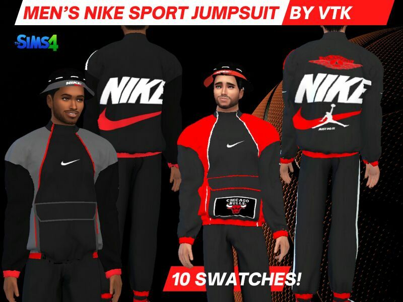 Mens Nike Outfit By VTK By VTK 1 Mens Nike Outfit By VTK By VTK Sims 4 CC