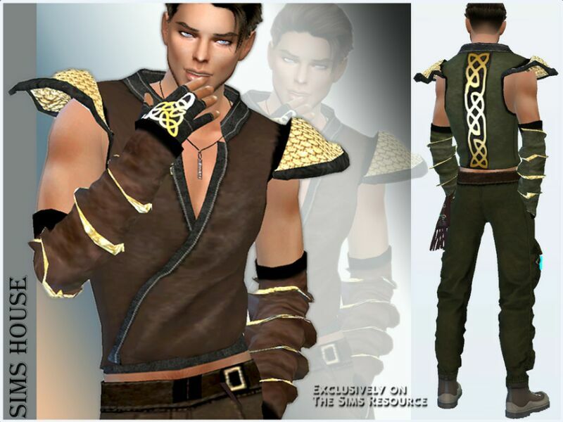Men’S TOP For The Magician 1 Men’S TOP For The Magician Sims 4 CC