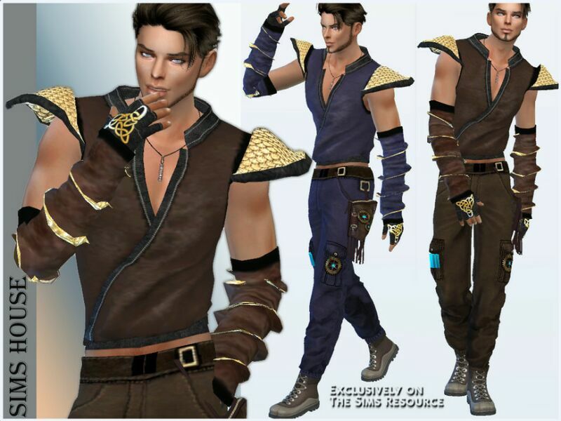 Men’S TOP For The Magician 2 sims 4 cc mens top for the magician 2