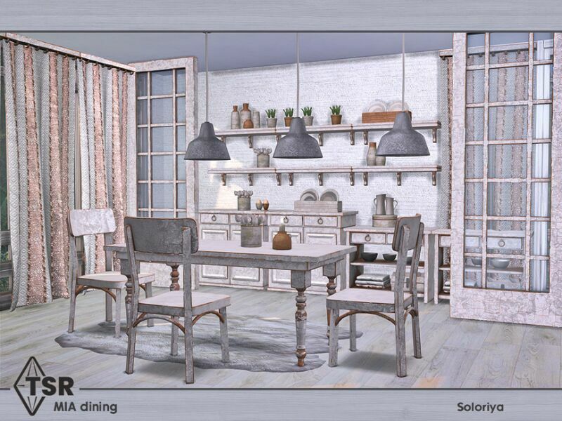 MIA Dining By Soloriya 1 MIA Dining By Soloriya Sims 4 CC