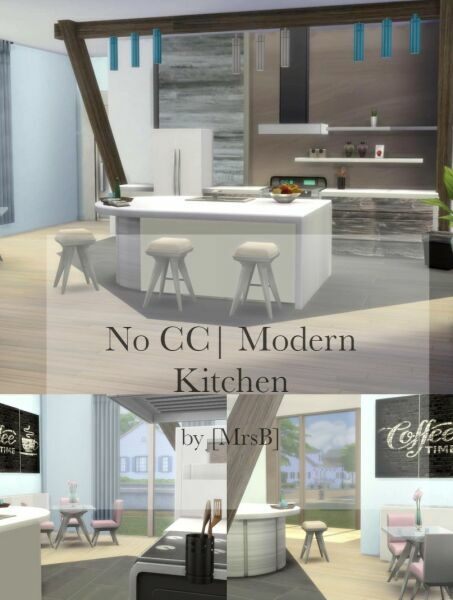 Modern Kitchen |CC Free By Mrsbarbiex3 1 Modern Kitchen |CC Free By Mrsbarbiex3 Sims 4 CC