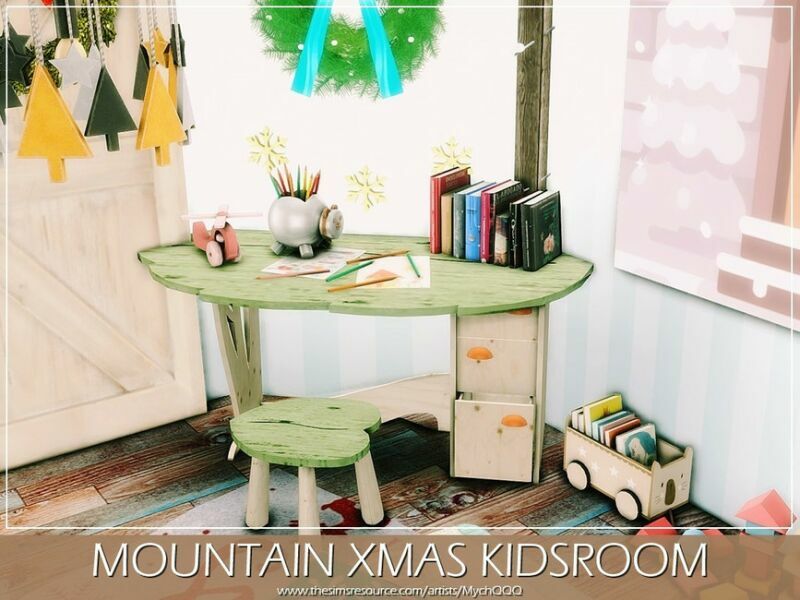 Mountain Xmas Kidsroom By Mychqqq 5 sims 4 cc mountain xmas kidsroom by mychqqq 4