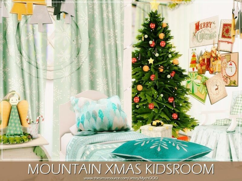 Mountain Xmas Kidsroom By Mychqqq 4 sims 4 cc mountain xmas kidsroom by mychqqq 5