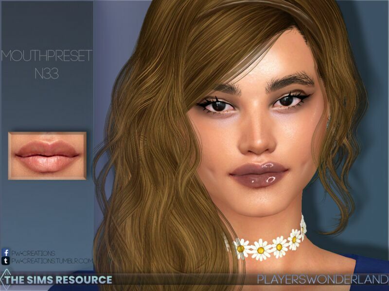Mouthpreset N33 By Playerswonderland 1 Mouthpreset N33 By Playerswonderland Sims 4 CC