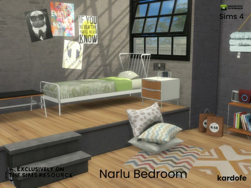 Narlu Bedroom By Kardofe 4 sims 4 cc narlu bedroom by kardofe 5
