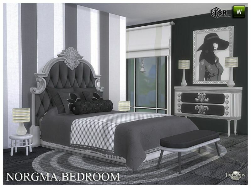 Norgma Bedroom By Jomsims 7 sims 4 cc norgma bedroom by jomsims 3