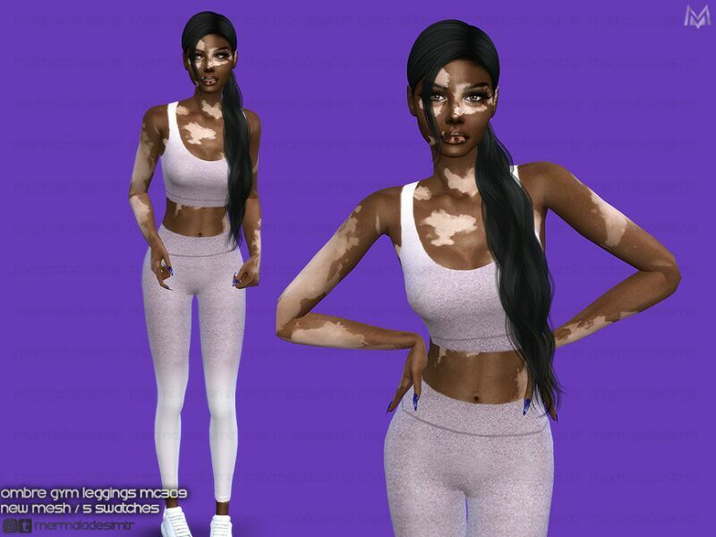 Ombre GYM Leggings 309 By Mermaladesimtr 1 Ombre GYM Leggings 309 By Mermaladesimtr Sims 4 CC