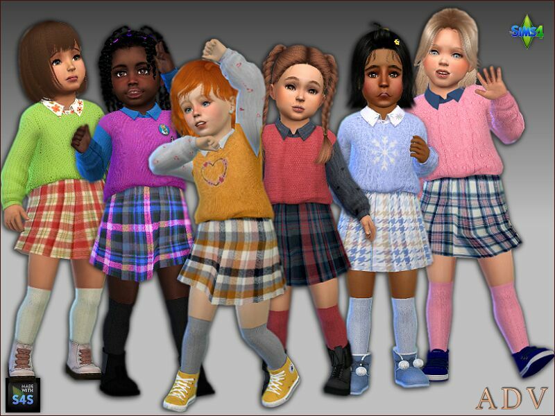 Outfits For Toddler Girls 1 Outfits For Toddler Girls Sims 4 CC