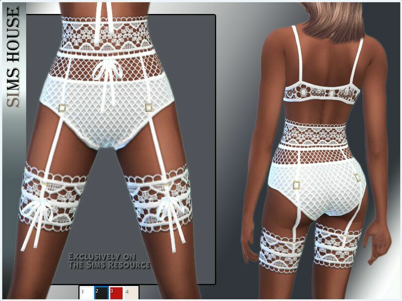 Pants With Belt / Sleepwear 1 Pants With Belt / Sleepwear Sims 4 CC