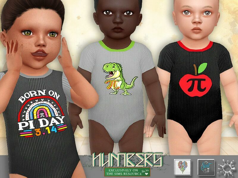 PI DAY Onesie 1 PI DAY Onesie Sims 4 CC