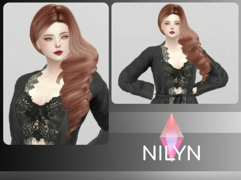 Pingpongpie Hair – NEW Mesh By Nilyn 2 sims 4 cc pingpongpie hair new mesh by nilyn 2