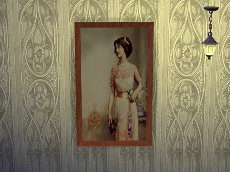 Portrait Of A Woman 1 Portrait Of A Woman Sims 4 CC