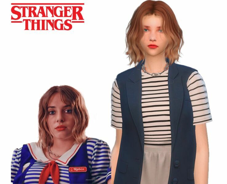 Robin Buckley (Maya Hawke) By Monosims 4 sims 4 cc robin buckley maya hawke by monosims 2