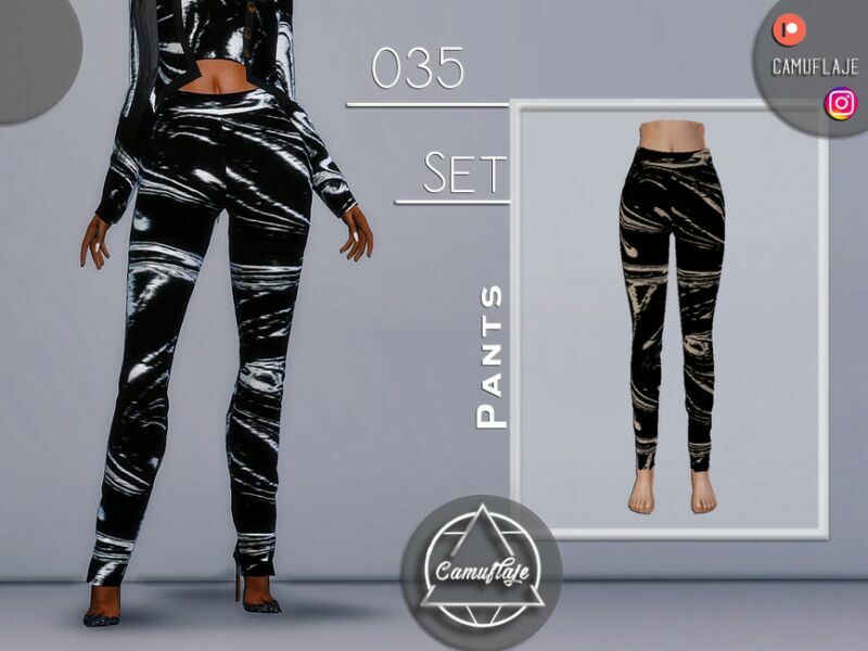 SET 035 – Pants By Camuflaje 1 SET 035 – Pants By Camuflaje Sims 4 CC